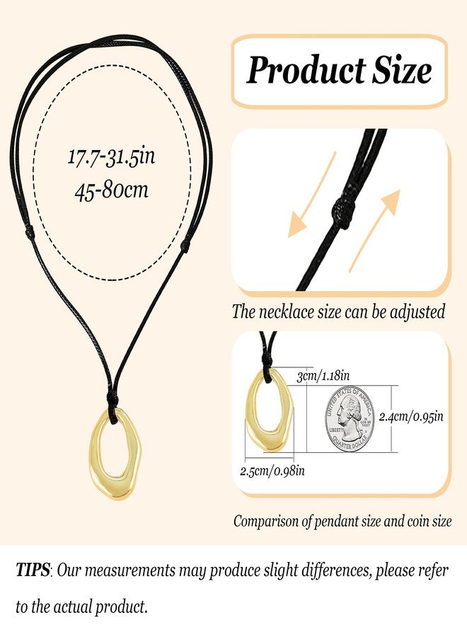 JAVARNV Boho Pendant Necklace Western Jewelry for Women Chunky Gold Necklace Long Statement Necklaces Cowgirl Outfits for Women Western Accessories Valentines Day Gifts for Her - Image 5